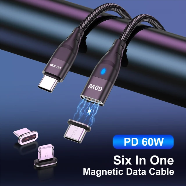 UGREEN USB C Cable magnético USB tipo C para Xiaomi Samsung magnético Micro  USB C Cable 3A carga rápida tipo C Cable de carga - AliExpress