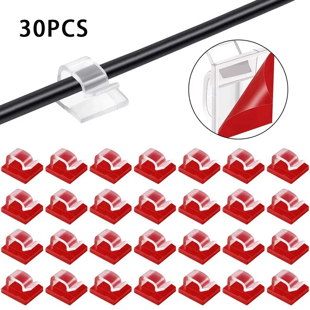 Cable Clip Wire Clips Selfadhesive Line Management Stickers Automotive