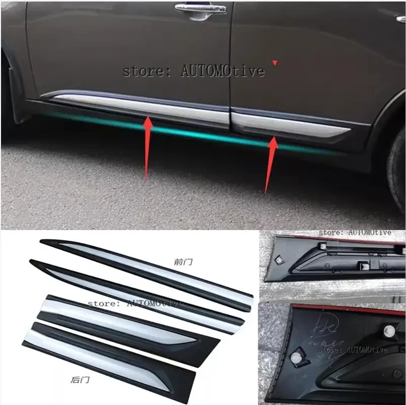 

Fits 2014-2020 Mitsubishi Outlander Front Door Molding Trim Right Passenger Left Side