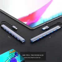 USB 3.0 Hub USB Hub 3.0 USB Splitter 7 Port Multiple Expander Type C Hub OTG Adapter for Laptop PC Hard Drive Mouse Keyboard - Image 6