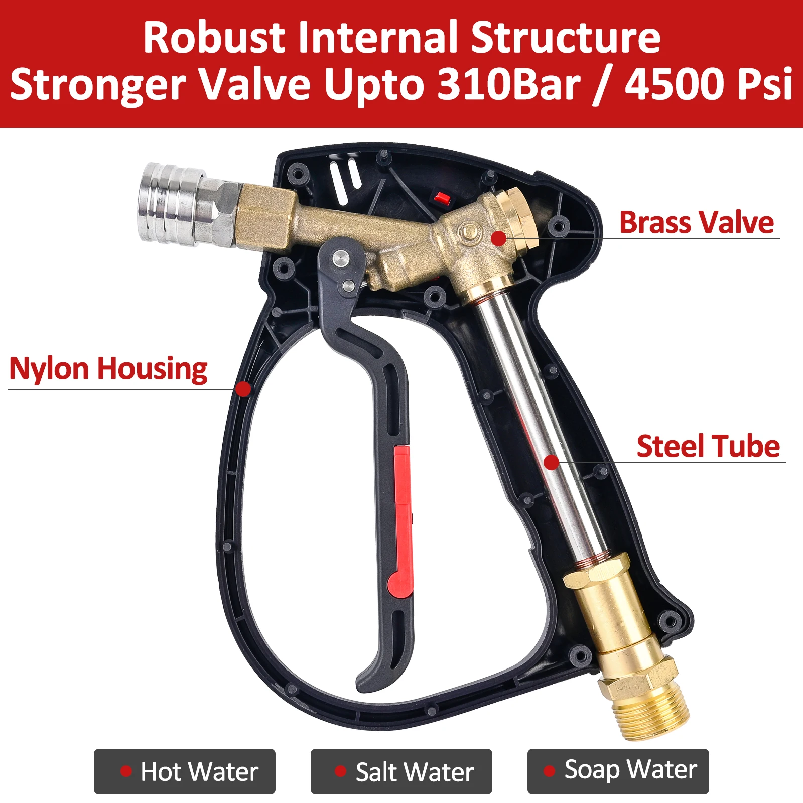 高圧洗浄機水鉄砲キット車のクリーニングホースコネクタケルヒャーニル