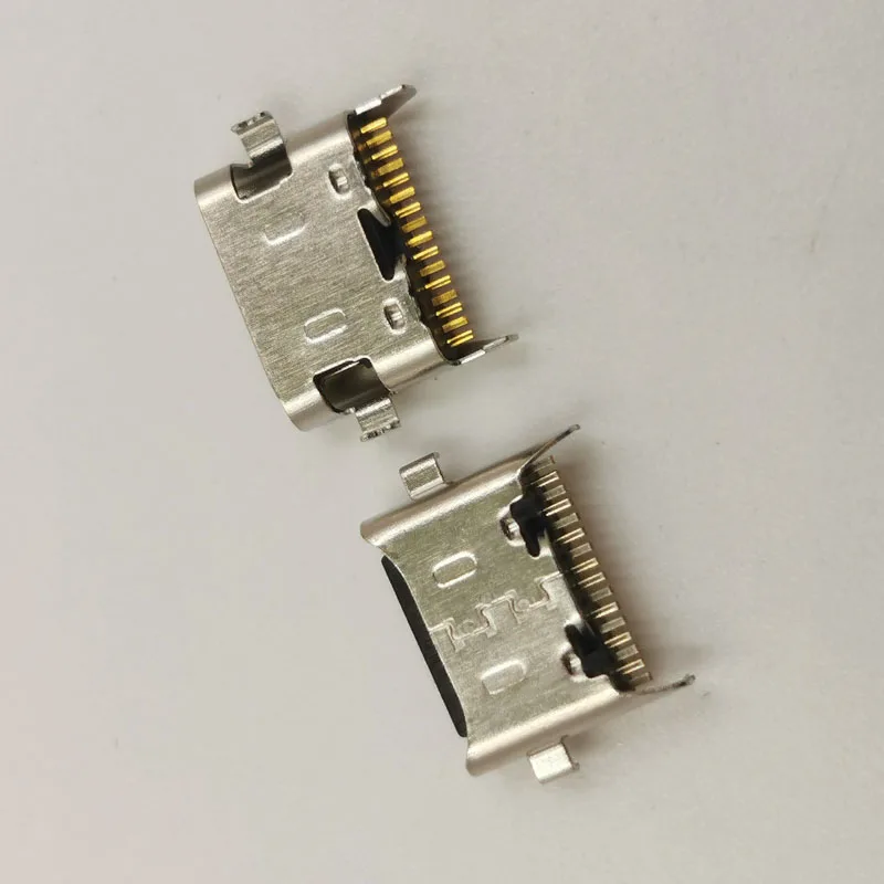 10Pcs Usb Charging Charger Dock Port Type C Connector Contact Plug