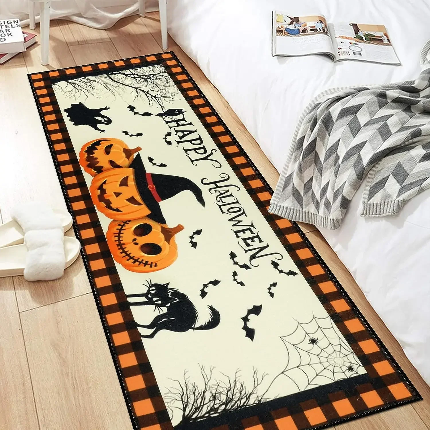 Floor Mat Home Decor Anti-slip Mat For Hallway Bedroom Bathroom shaggy rugs