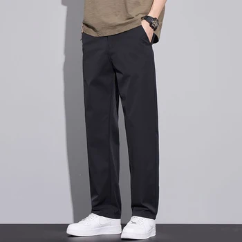 Trend-in Men's Business Casual Loose-fit straight pants Trendid comfortable pants LP1012