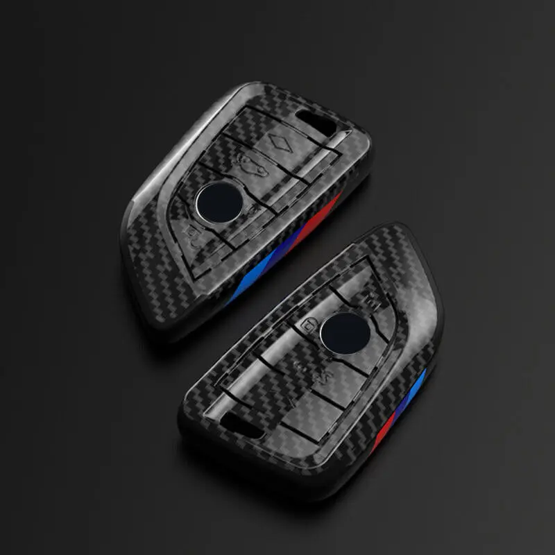 Carbon Fiber Remote Keybox Housing Protective Cover Suitable For BMW F10 F20 F22 F30 F32 F48 F15 F25 G30 G01 G05 G07 key case cover,car key shell