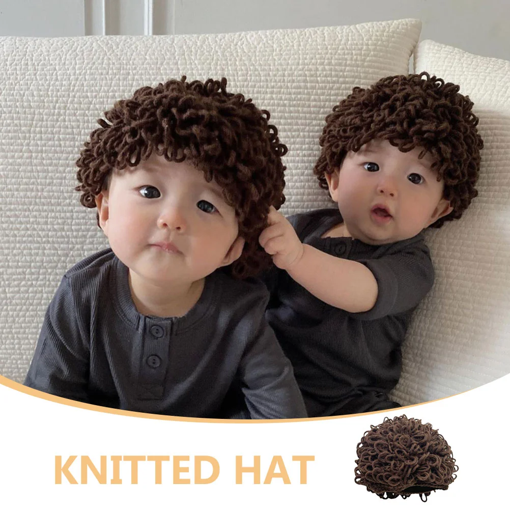 Woolen Yarn Hat Knitting Hat Baby Outdoor Cap Party Decor Cute baby winter hat baby knitted hats