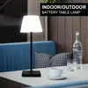 Outdoor Portable LED Table Lamp Power Bank Rechargeable Cordless Table Lights Battery Operated Dimmable LED Desk Lighting 4