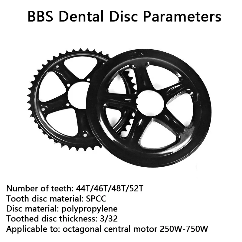 

For Bafang BBSHD/BBS03 Chain Ring Sprocket Wheel Crank Set 40T 42T 44T 46T Chainwheel Mid Drive Motor Electric Bike Motor Dental