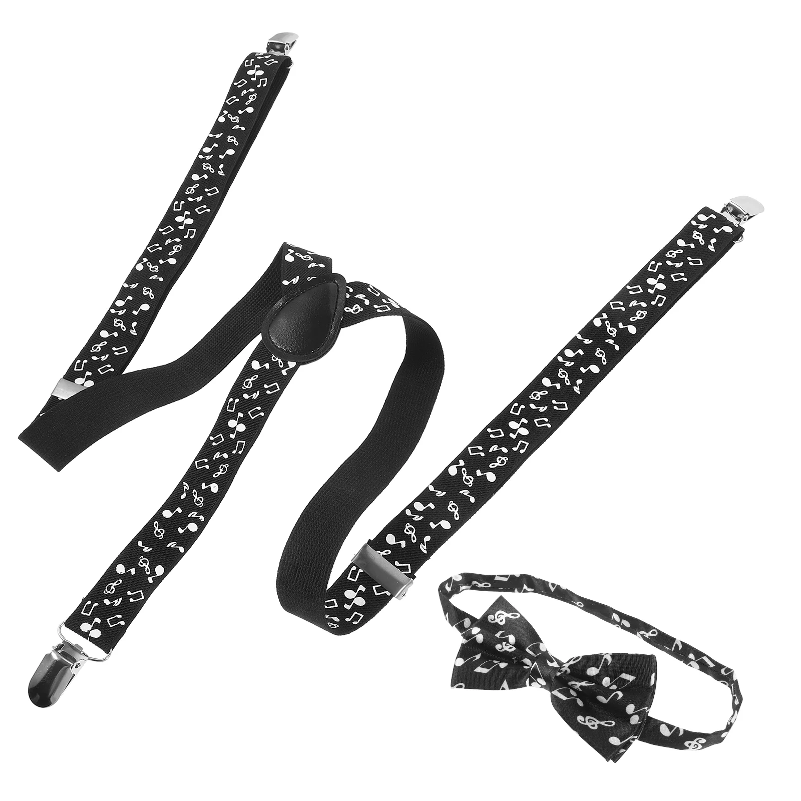 

Music Strap Suspenders for Boys Men under Clothing Women Mens Trousers Womens Men's Suits