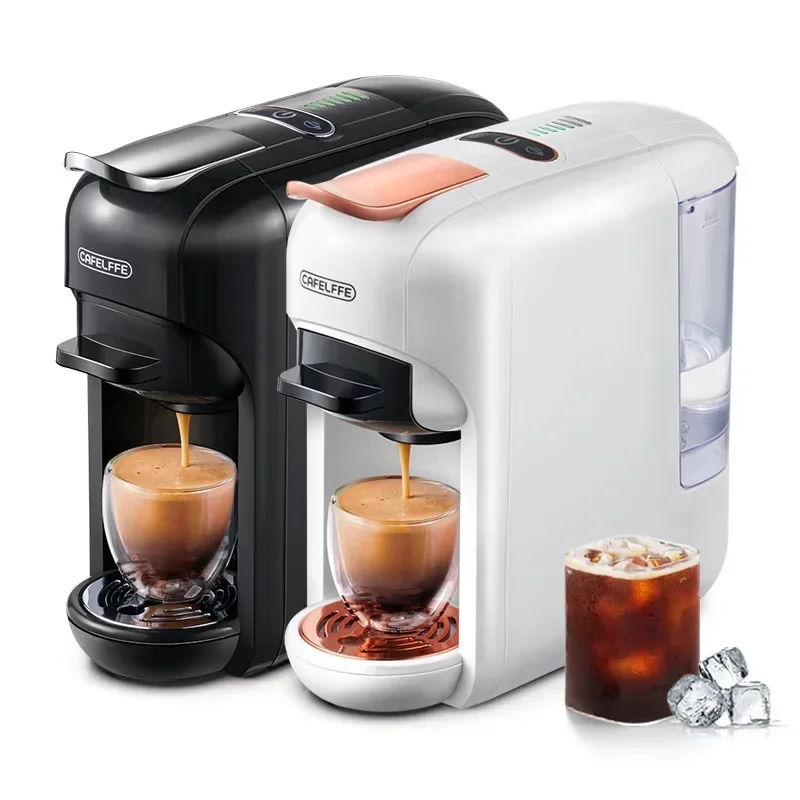 

1 Capsule Coffee Machine Automatic Small Home 7 Level Water Level Cold and Hot ItaliAn-American Capsule Machine