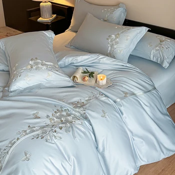 Embroidered Cotton Bedding Set 1