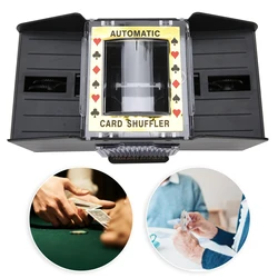 Card Shuffler Automatic Battery Powered Playing Card Shuffler Machine For 1 To 4 Deck Playing Card Game Tool Suitable Elderly