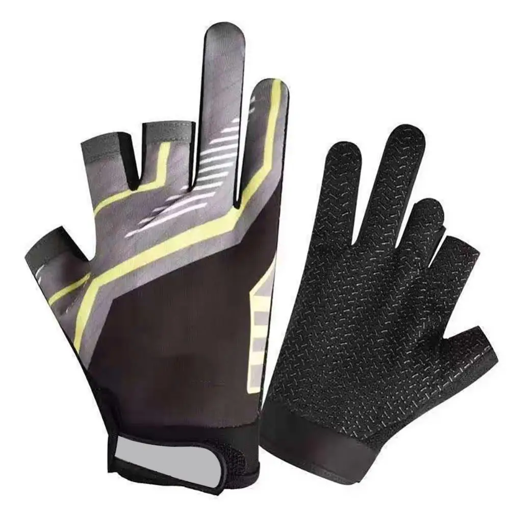 1PCS Fishing Gloves 3 Cut Finger Protector Breathable Anti-Slip Anti-Cut Useful Outdoor Fishing Tackle Accessories Supplies fishing gloves