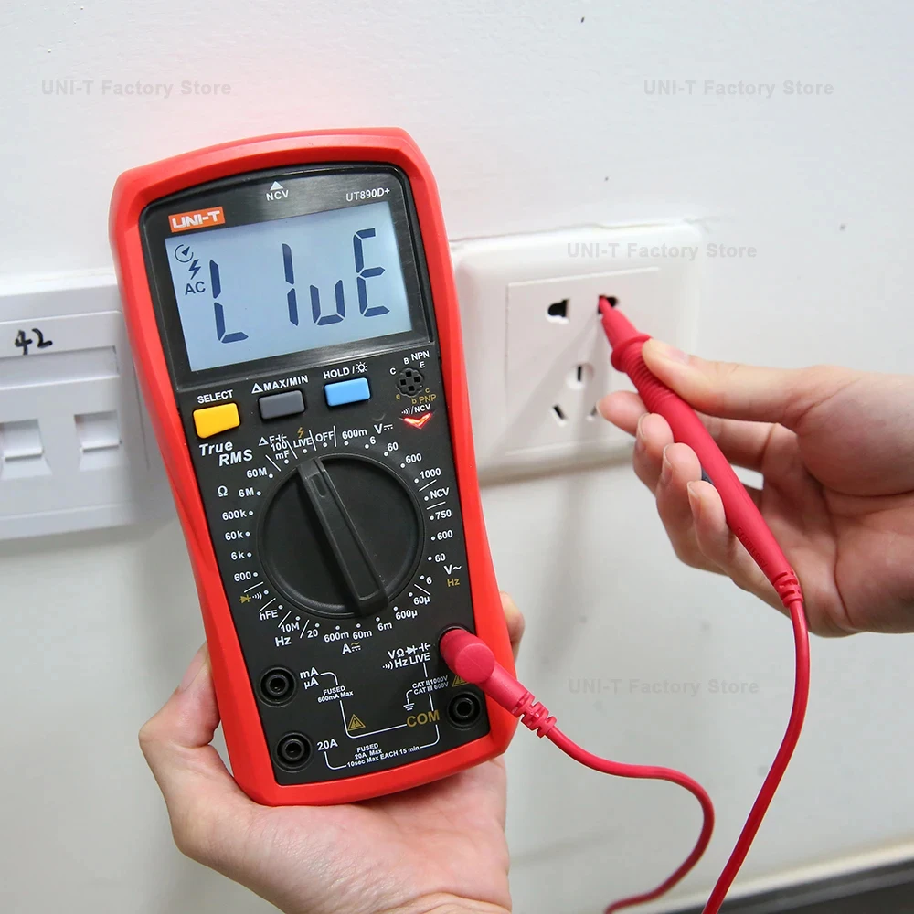 UNI-T UT890C UT890D Plus Digital Multimeter Professional AC DC Ammeter Voltmeter Frequency Resistance Capacitance Multi Meter digital multimeter tester