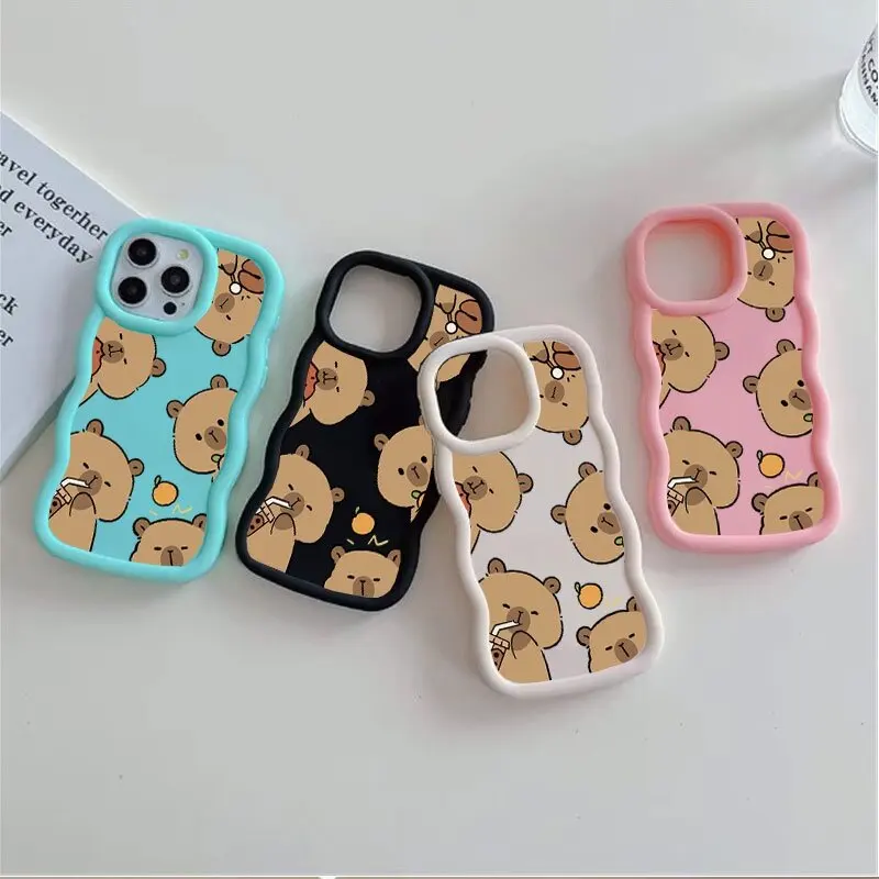 Cute Soft Capybara Phone Case - Adorable and Protective Cover