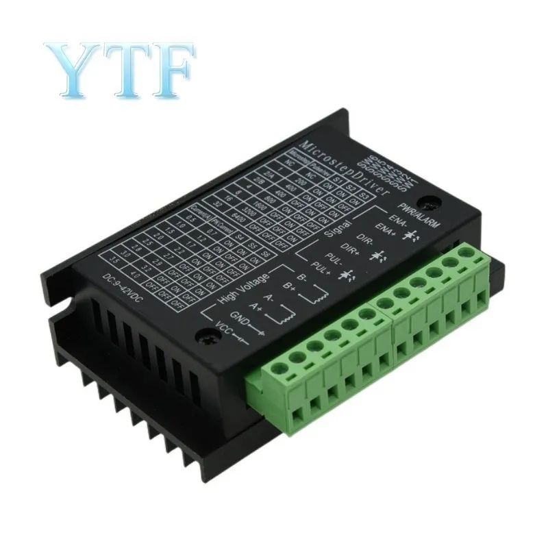 

Upgraded Stepper Motor Driver TB6600 42/57/86 Type NEMA 4.0A Stepping Controller For 3D Printer CNC Router