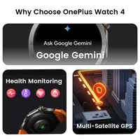 OnePlus Watch 4 Smartwatch 47mm, écran LTPO OLED Display, Corps en Titane intégral de 43g, autonomie jusqu'à 16 Jours, aperçu Bien-être en 60s, Suivi du Sommeil, Plus de 100 Modes Sportifs 7