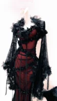 Robe Harajuku robe kawaii robe gothique robe en dentelle robe esthétique robe y2k robe lolita robe vintage vêtements gothiques vêtements y2k 4