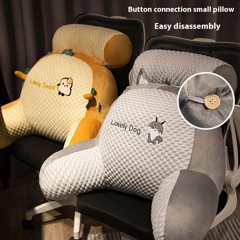 70cm Lounge Chaise Backrest Cushion for Bed Headboard Sun Lounger Chair Pillow with Headrest for Reading Winter Home Products 3