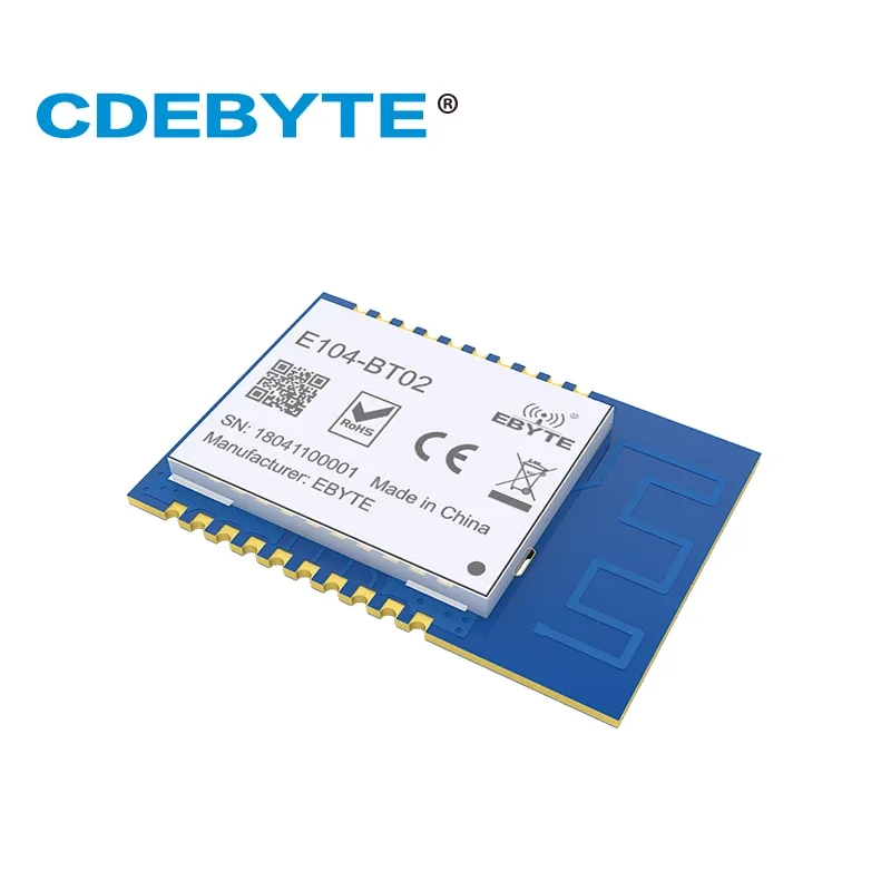 DA14580 UART Wireless Module 2.4Ghz 1mW SMD Transmission Wireless Transceiver E104-BT02 Low Consumption PCB Antenna Module