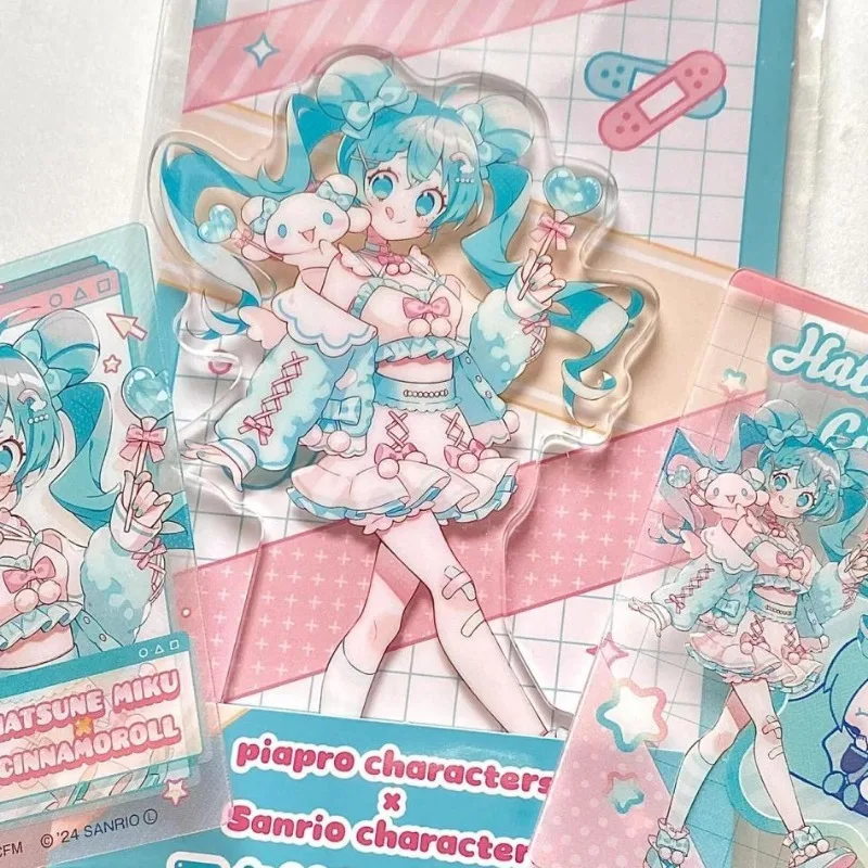 Neue Piapro Charaktere Acryl-Standfigur Hatsune Miku Kagamine Rin Anime-Peripherieartikel Limitierte Auflage Gemeinsam Signiert Dekoration – Detail 2