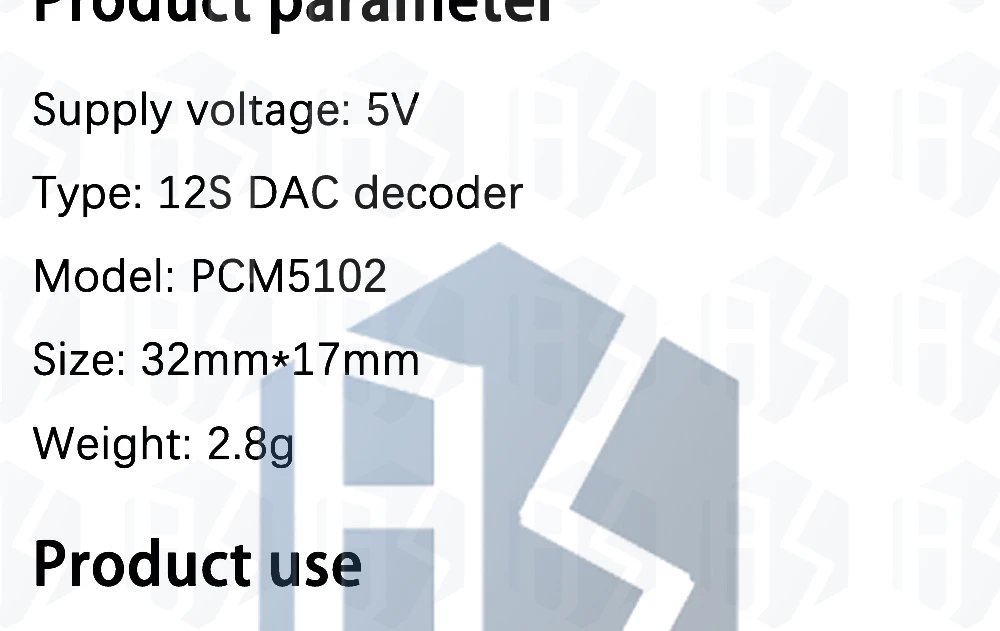 1~10PCS Schnittstelle I2S PCM5102A DAC-Decoder GY-PCM5102 I2S-Player-Modul für Raspberry Pi PHAT-Format-Board Digitales Audio-Board – Detail 5