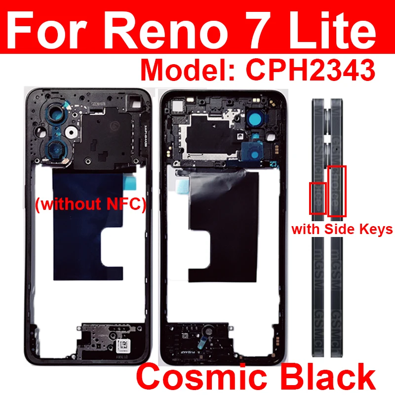 Middle Frame Housing For OPPO Reno 7 Lite 8 Lite 7Z CPH2343