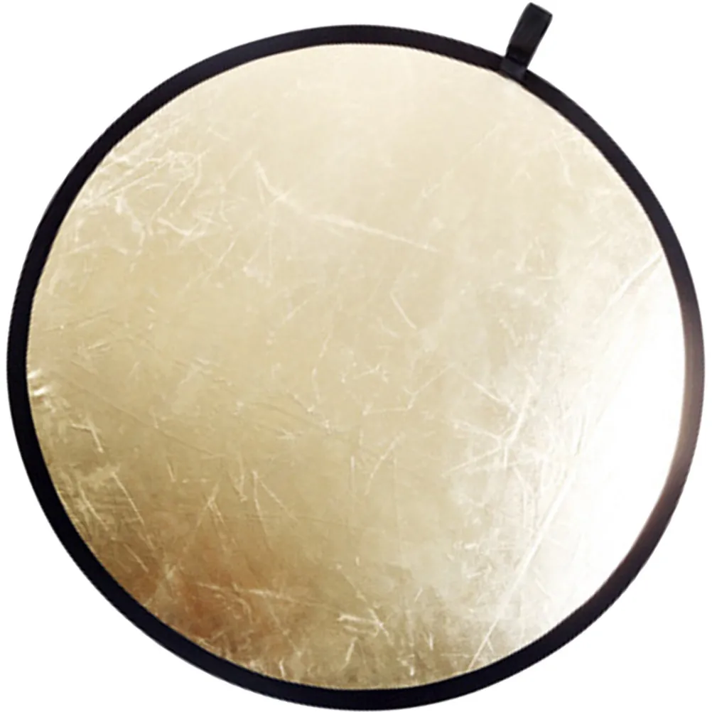 2 in 1 나일론 사진 반사판 접이식 원형 사진 비디오 반사판 휴대용 접이식 조명 디스크 사진 액세서리