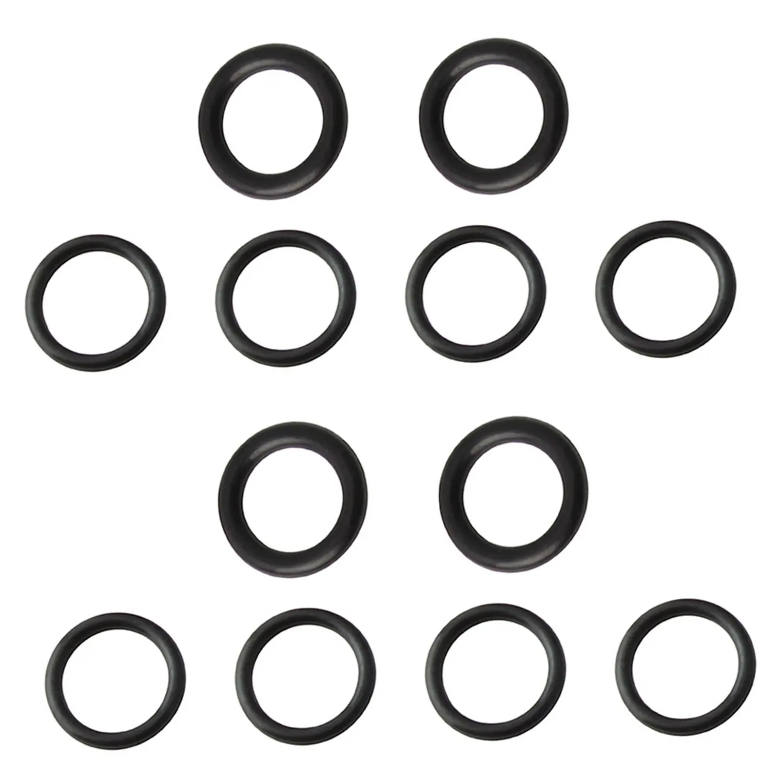 12Pcs 자전거 디스크 브레이크 가스켓 세트 고무 씰 링 고온 방지 강력한 씰링..