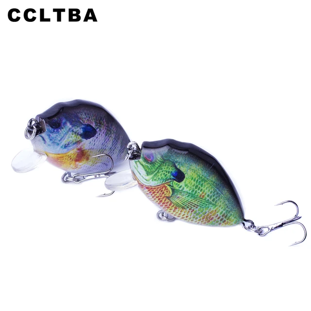 CCLTBA 6cm 14.5g Crankbait Lure Round Lip Sink Wobbler Bait Panfish Fishing  Tackle for Bass