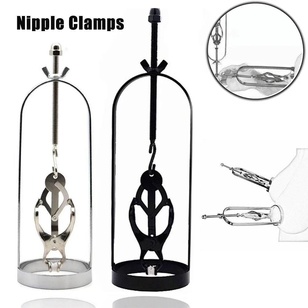 

Female Adjustable Nipple Clamps Breast Training Powerful Stretchers Bondage Slave Fetish Sex Toys BDSM Sex Accessories Adult Toy