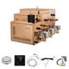 High Quality 12KW Self Draining Stainless Steel Electric Sauna Steam Bath Generator 4