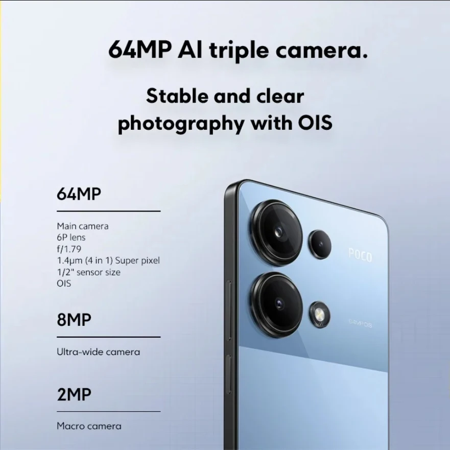 [20€ dto. Código: CDES20] POCO M6 Pro 4G Smartphone, MediaTek Helio G99 Ultra, Pantalla AMOLED de 6,67\