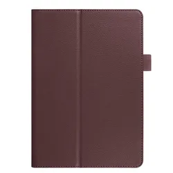 Elegant PU Leather Flip Cover Case for M7 TB-7305F X I (Brown)