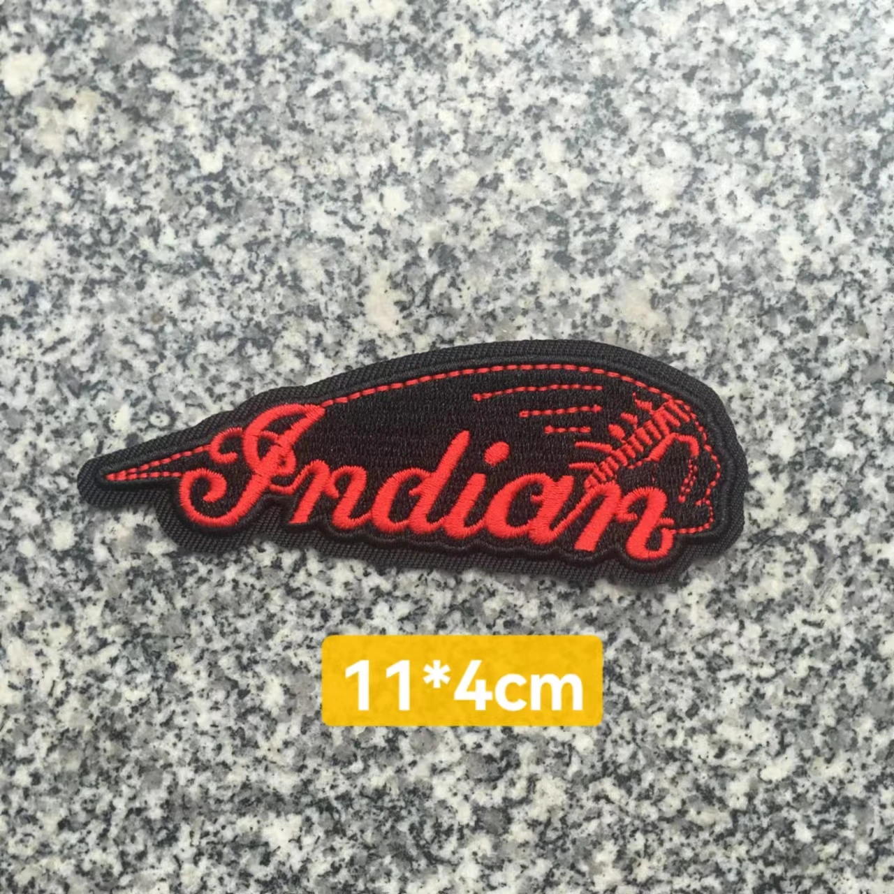 Indian Motorcycle Embroidery Iron On Patches Tactical Insignia Patch Self Adhesive Patches Clothing Sewing Supplies Apparel Accessories Hat Badge 3pcs/lot