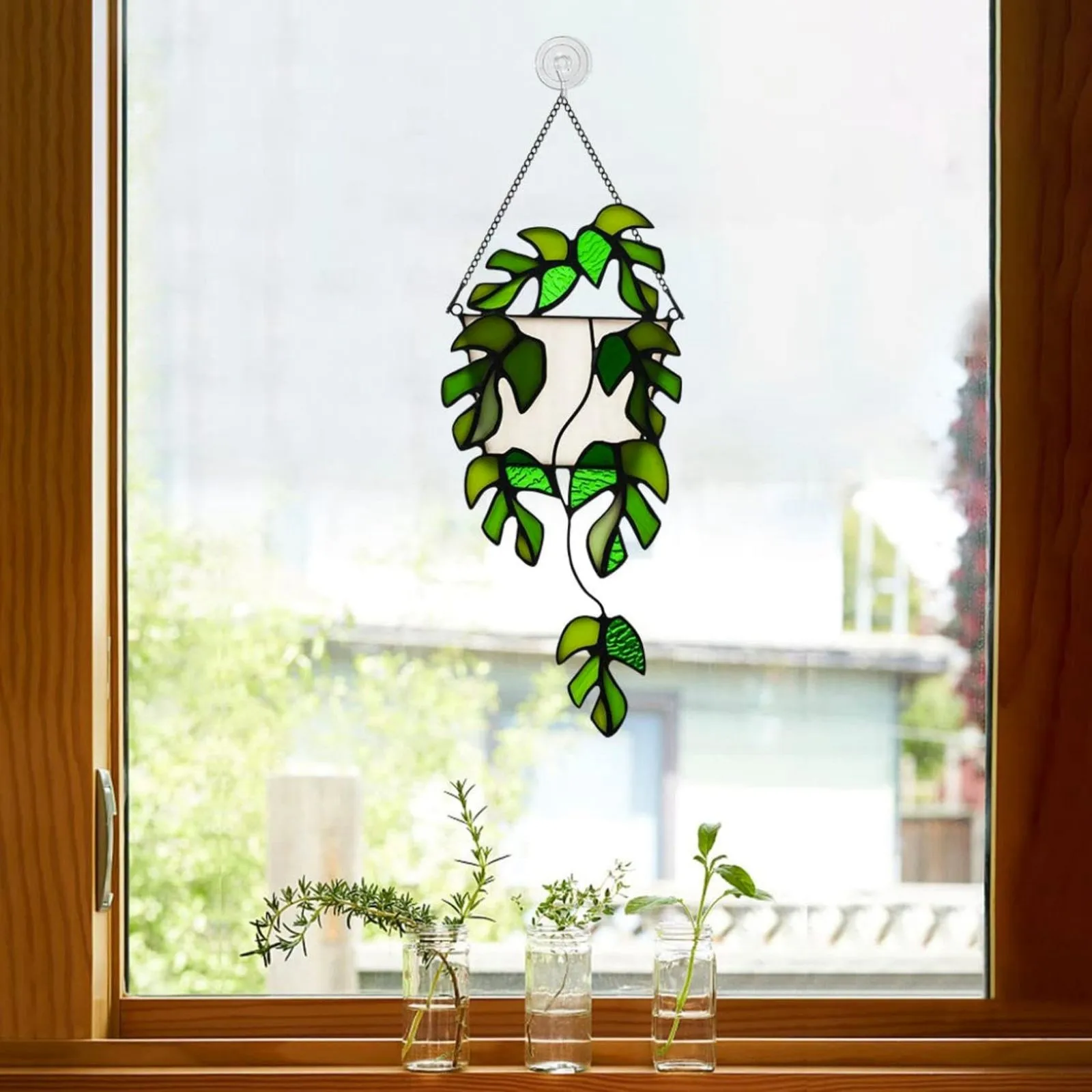 Amazon.co.jp: サンキャッチャー ステンドグラス風 インテリア 雑貨