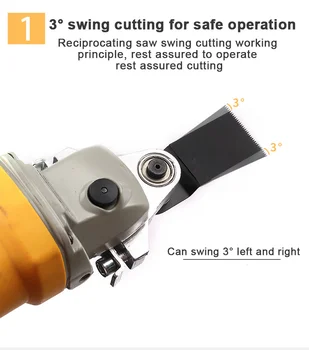 Angle Grinder Conversion Universal Head Adapter Converter M10 Thread for Type 100 Swing Saw Cutter Polisher Polish Oscillate 3