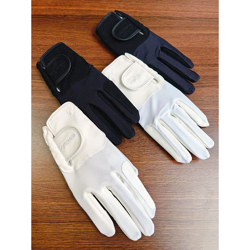 Cavassion Adult Equestrian Gloves for Competition Anti-slip When Handle the Rein Rider Hand Protector