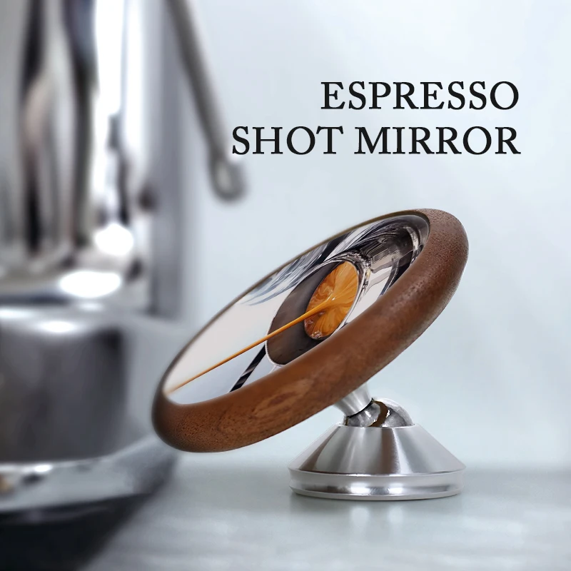 Espresso Shot Mirror Multidirectional Extraction Portafilter Lens Flow Rate Observation Magnetic Bracket Coffee Accessories Tool