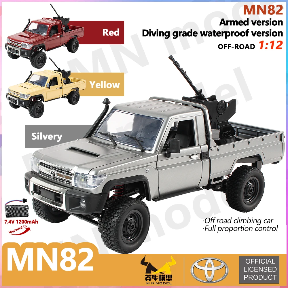 Nylon Metal 4WD Off Road RC Car Truck Toy