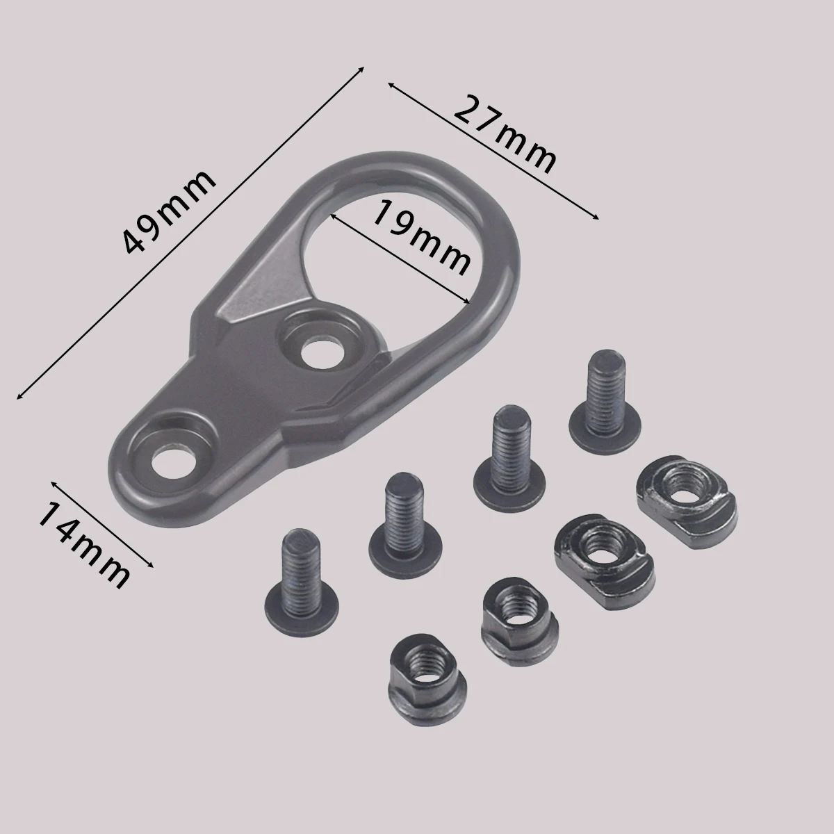 Tactical RSA Sling Swivel Mount GBB Paraclip Gun QD Rail Slings Strap Quick Detach Adapter Rifle Hunting Screws M4 M5 10mm/12mm sling swivel adapter sling swivel mount tactical sling adapter sling adapter sling attachment adapter