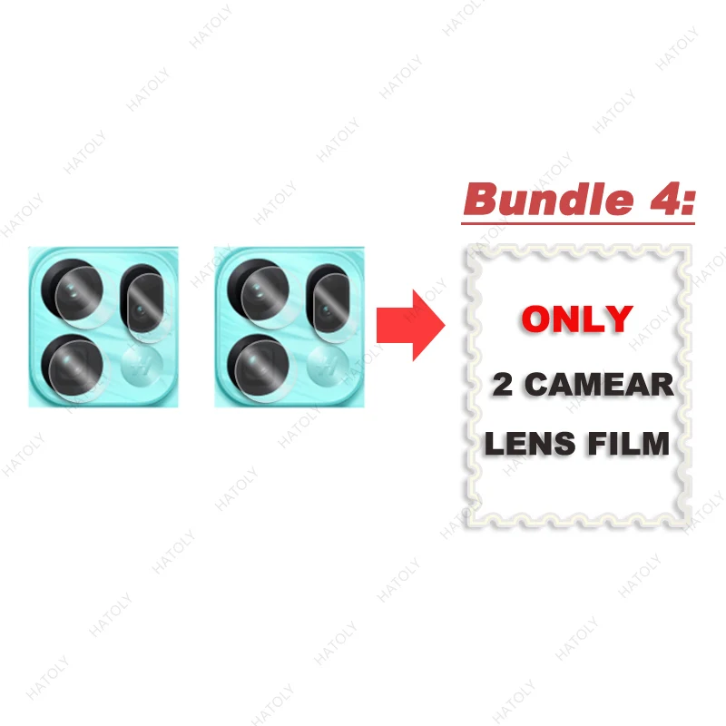 Premium Black Edge Glass Screen Protector with Camera Lens Shield