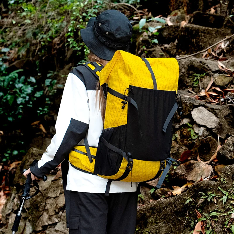 30L Expandable Hiking Backpack Ultralight Waterproof Roll-Top