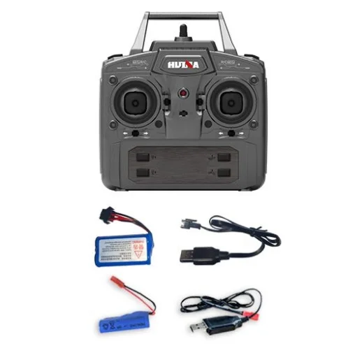 새로운 1/18 HUINA 1501A RC 트랙터 및 3축 세미 트레일러 19CH RTR 770S 2.4G 사운드 라이트 시스템 원격 조종 트럭 장난감 모델