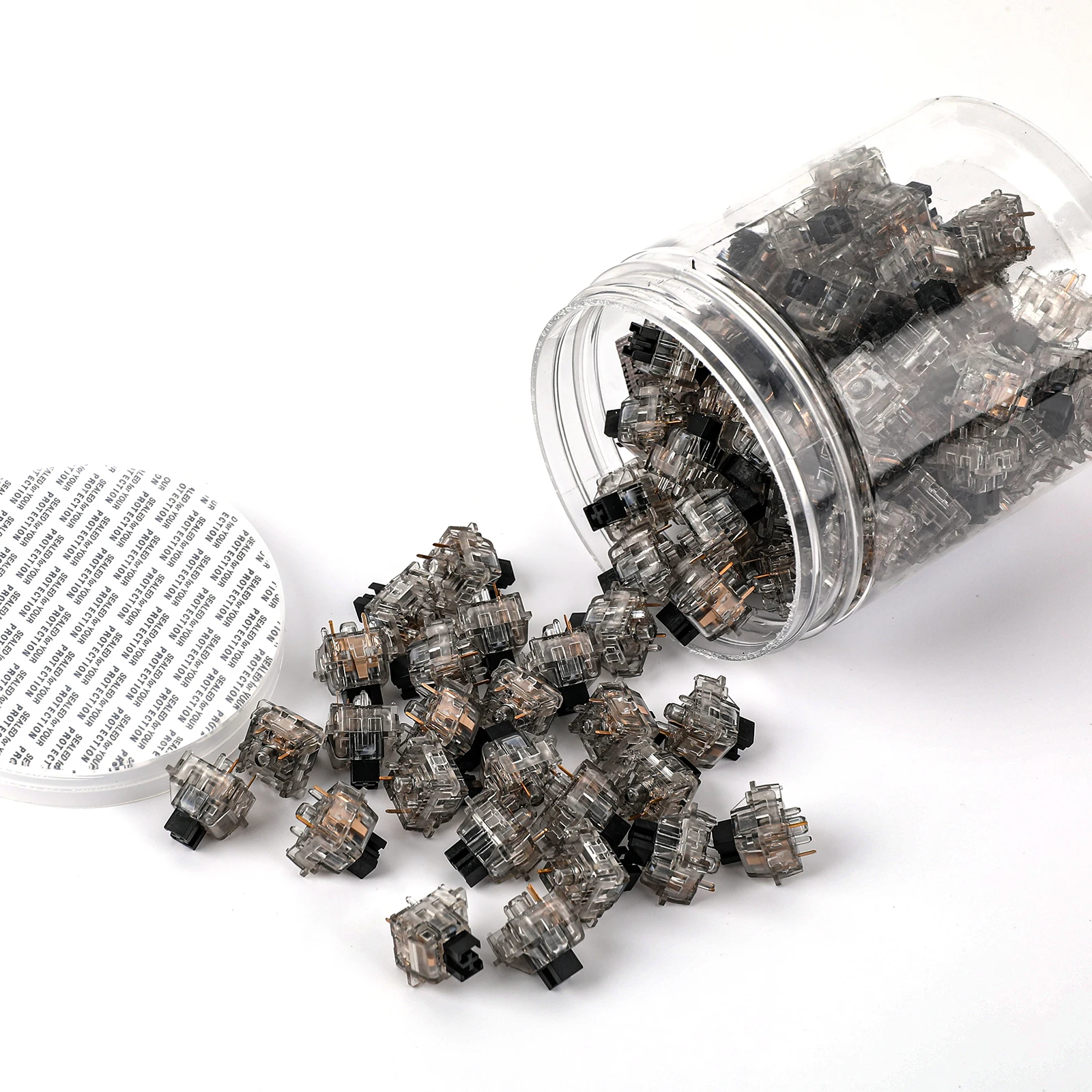 Epomaker-leobog Ink Crystal Switch Tátil v3 Pom Stem Compatível com Teclados mx Pinos 50g 100 Pcs - Imagem 2