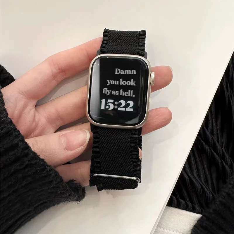 2023 Girl Lattice Slim Leather Band For Apple Watch 41mm 40mm 38mm For  Iwatch Series 8 7 Se 6 5 4 3 2 New Cute Small Wrist Strap - Watchbands -  AliExpress