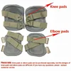 Tactical Knee Pad Elbow CS Military Protector Army Airsoft Outdoor Sport Hunting Kneepad Safety Gear Knee Protective Pads 5