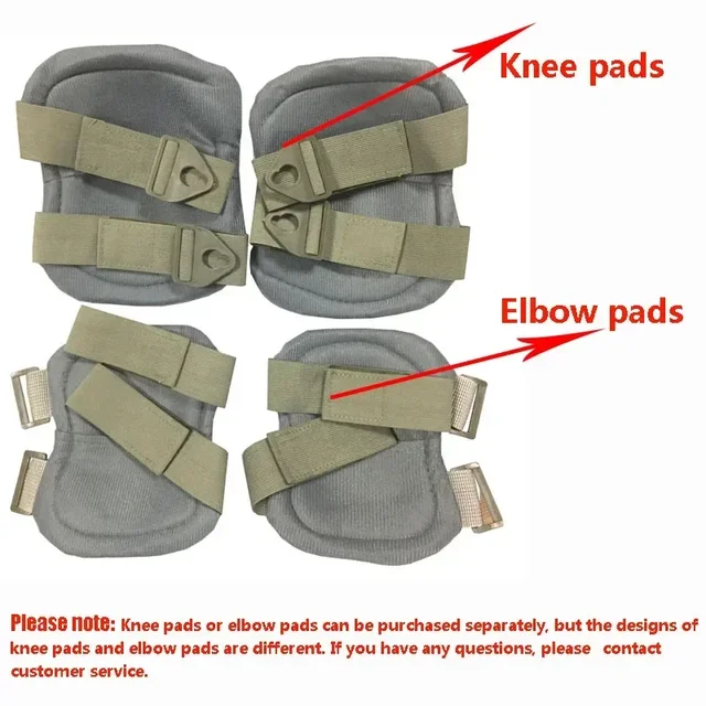 Tactical Knee Pad Elbow CS Military Protector Army Airsoft Outdoor Sport Hunting Kneepad Safety Gear Knee Protective Pads 5
