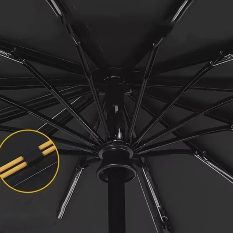 8-ribs Double Keel Fully Automatic Umbrella Sun Protection UV Protection Storm Resistance Umbrella 1PC automatic umbrella,windproof umbrella