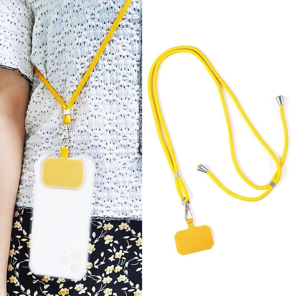 Universal Crossbody Patch Phone Lanyards Soft Mobile Phone Strap